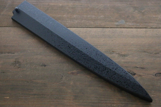 黒石目鞘 柳刃包丁用  黒合板ピン付き 240mm - 清助刃物