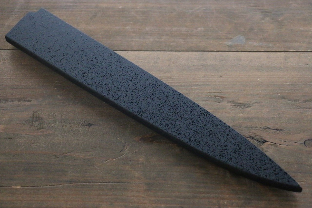 黒石目鞘 柳刃包丁用  黒合板ピン付き 300mm - 清助刃物