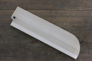 朴鞘 鎌形薄刃包丁用  黒合板ピン付き - 清助刃物