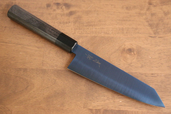 清助 SK-85鋼 イオンプレーティング 切付三徳包丁 和包丁 180mm グレー合板柄
