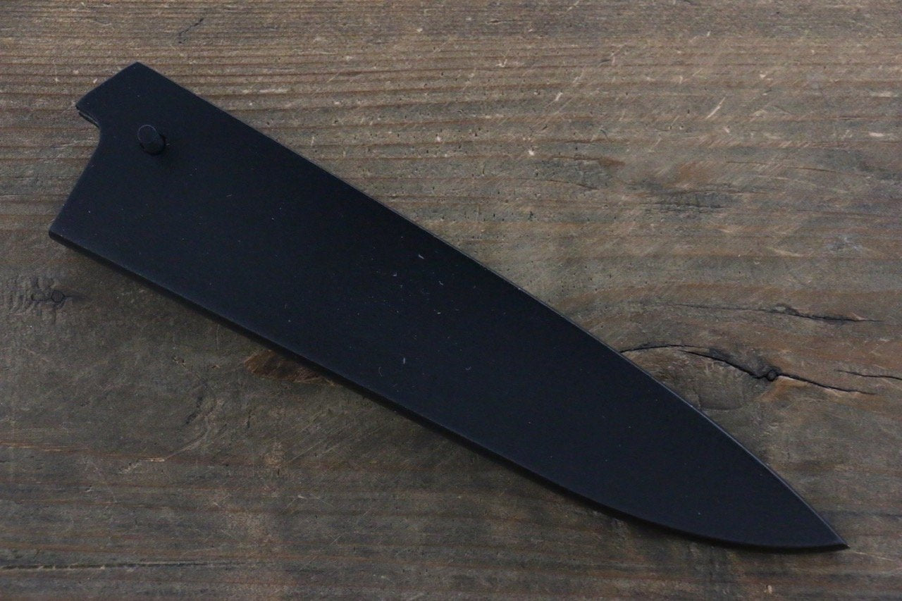 黒塗り鞘 ペティー包丁用  黒合板ピン付き150mm - 清助刃物