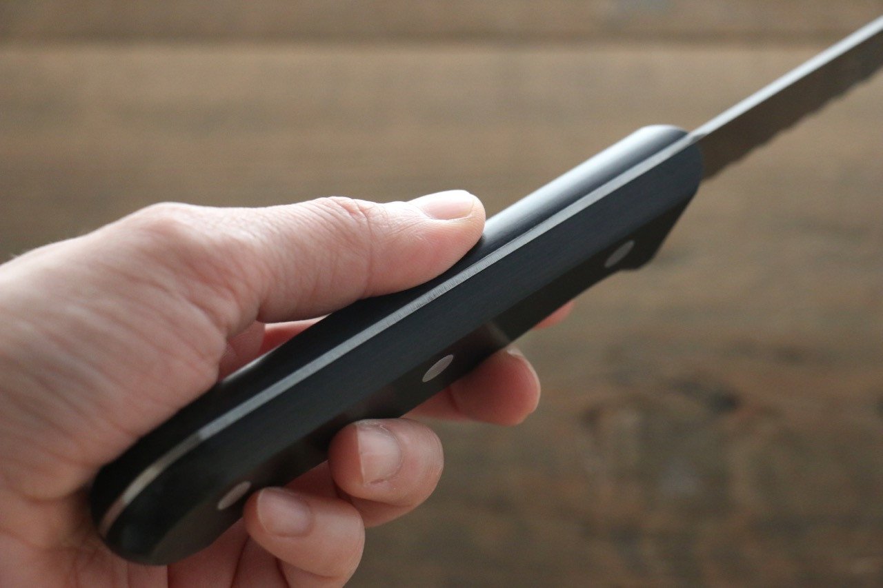 堺 孝行 スウェーデン鋼 パン切り包丁  300mm - 清助刃物