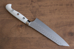 黒崎 優 閃光 鋭 R2/SG2 鎚目 小三徳包丁 和包丁 150mm 白アクリル柄 - 清助刃物