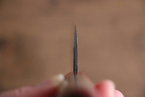 清助 胡桃 青紙 黒打 薄刃包丁  165mm ウォルナット (両側赤口輪)柄 - 清助刃物
