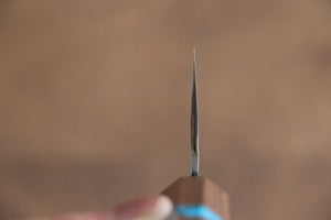 黒崎 優 閃光 R2/SG2 鎚目 三徳包丁  165mm ウォルナット (口輪：ターコイズ)柄 - 清助刃物