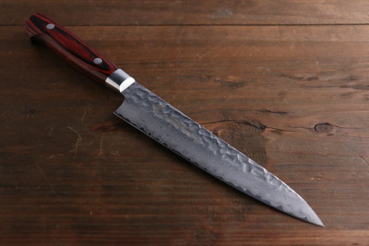 堺 孝行 33層 ダマスカス 牛刀包丁 210mm ＆ ペティナイフ 150mm  セット - 清助刃物