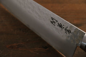 兼常 V金1号 鎚目 三徳包丁  165mm マホガニー柄 - 清助刃物