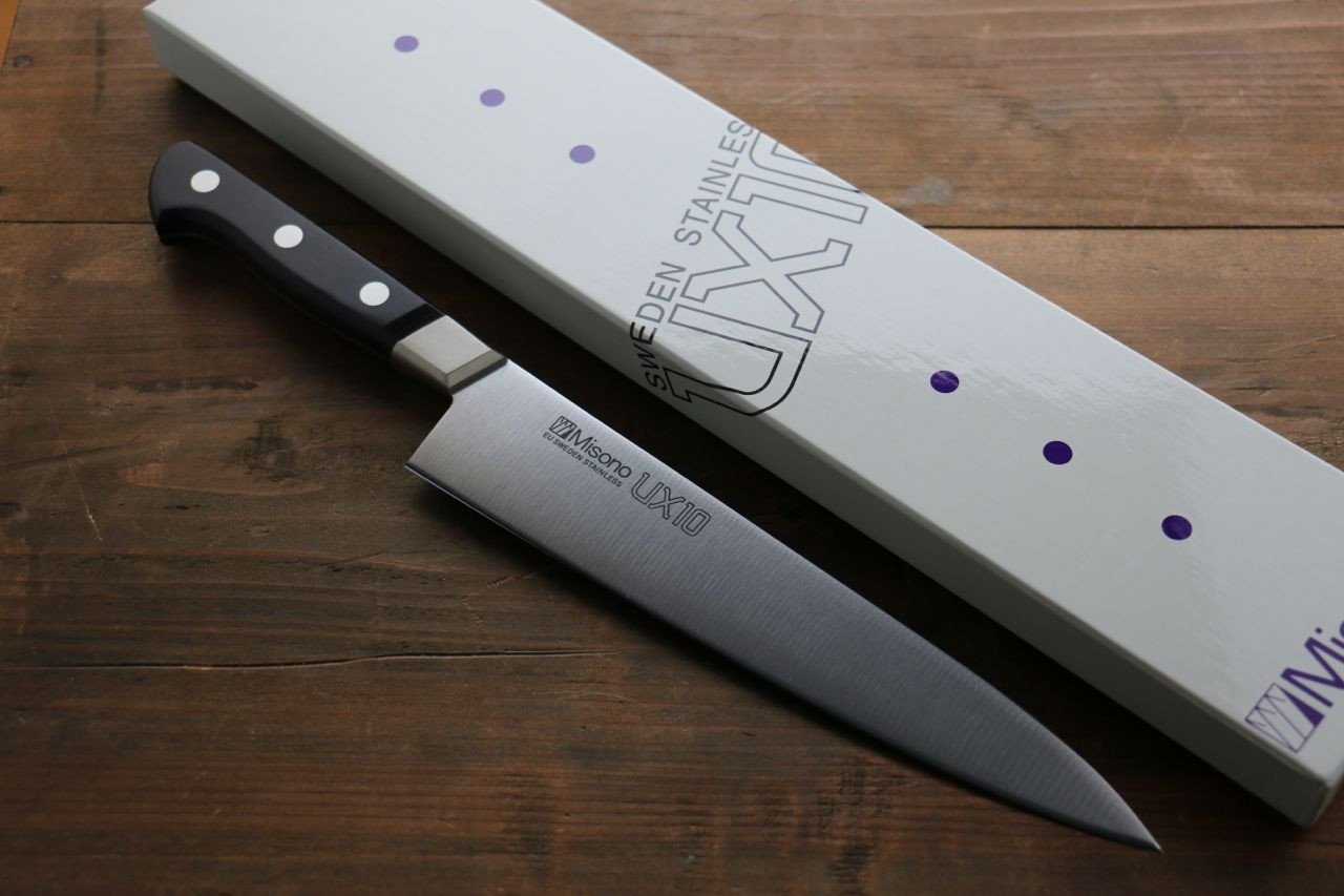 ミソノ UX10 ステンレス鋼 牛刀包丁 - 清助刃物