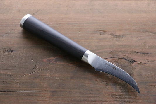 都 AUS8 33層ダマスカス ピーリングナイフ  65mm - 清助刃物