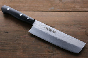 堺 孝行 青紙 鎚目 3層 菜切包丁  165mm - 清助刃物