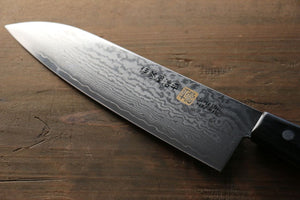 伊勢屋 V金10号 ダマスカス 三徳包丁 和包丁 180mm - 清助刃物