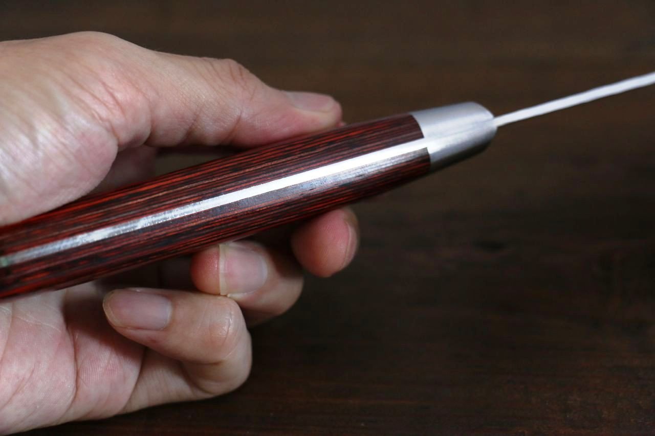 堺 孝行 33層 ダマスカス 三徳包丁 & ペティナイフ 150mm セット - 清助刃物